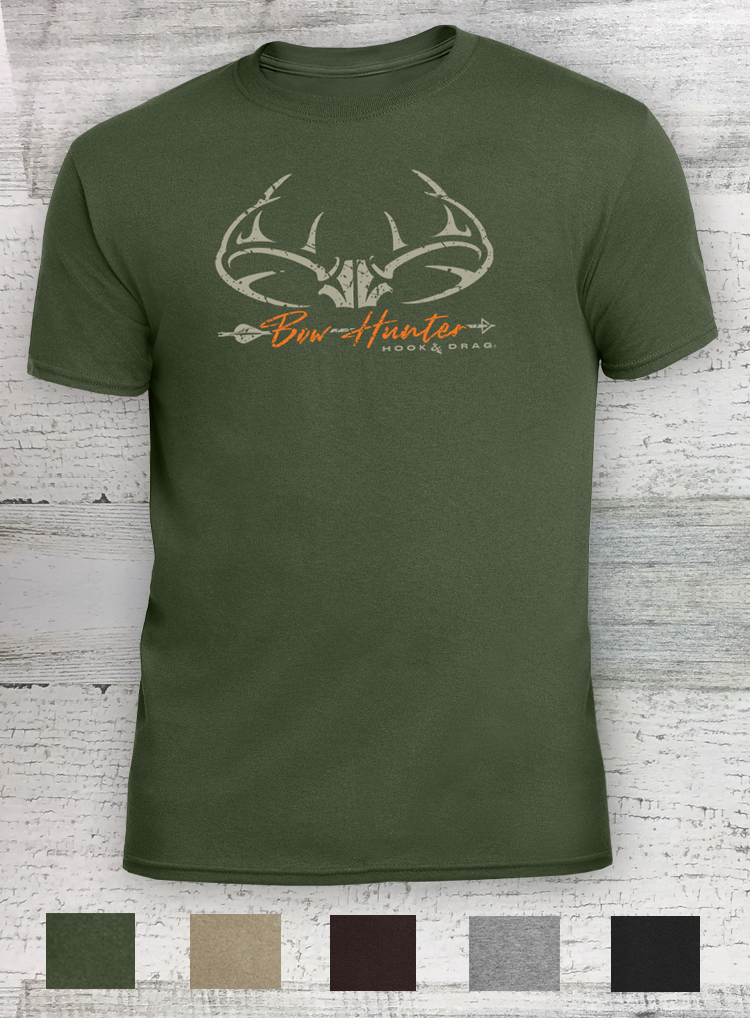 HD Bow Hunter I- Short Sleeve - 50/50 Hunting Shirt - various color and Youth options