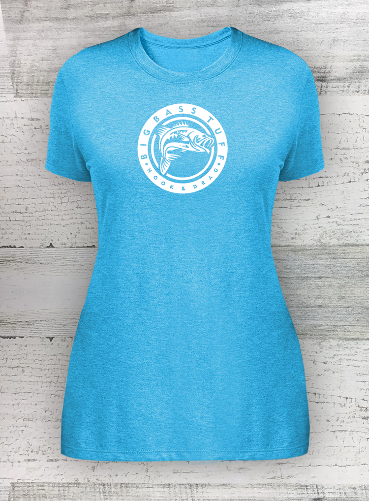 WOMEN’S PERFECT TRI ® TEE - CIRCLE SERIES - Walleye Catfish Crappie Bass