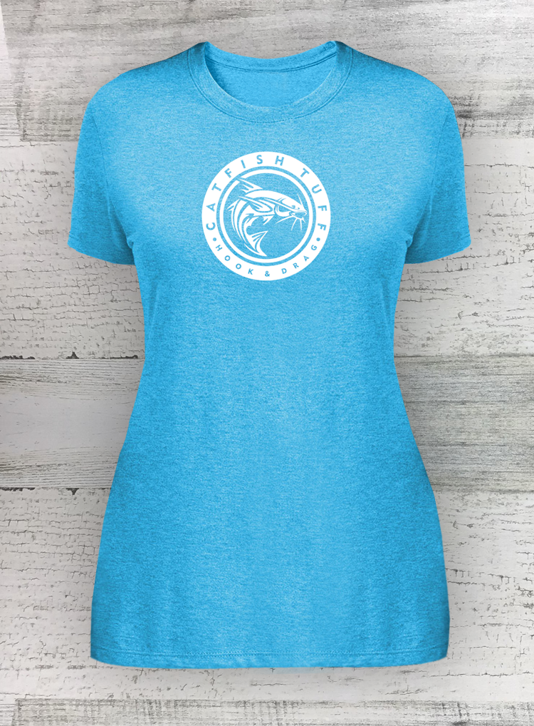 WOMEN’S PERFECT TRI ® TEE - CIRCLE SERIES - Walleye Catfish Crappie Bass